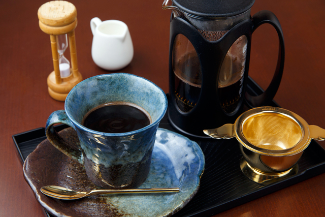 こだわりのコーヒーとともに